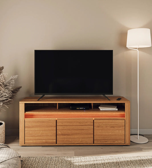 Szafka RTV dębowa Loft 5